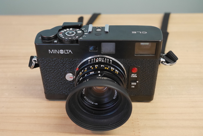 MINOLTA CLE（ミノルタCLE）ミノルタの高級レンジファインダーを触ってみました。