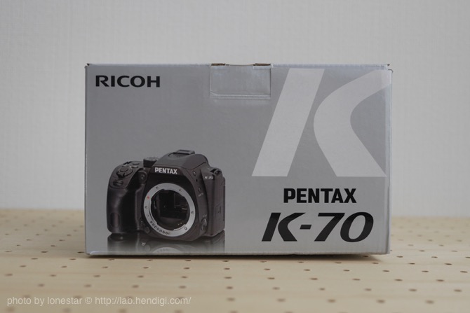 PENTAX K-70　開封