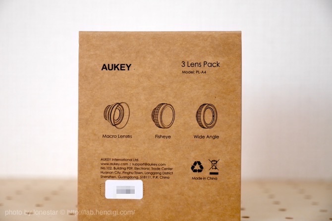 AUKEY レンズ