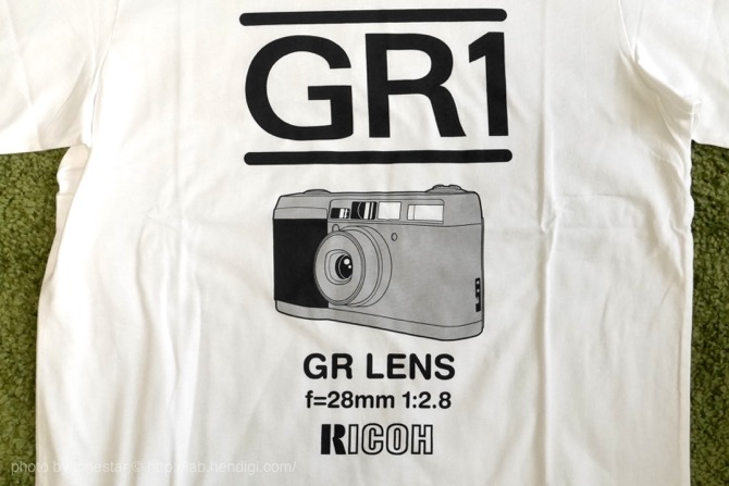 GR1 フィルムカメラ　Tシャツ