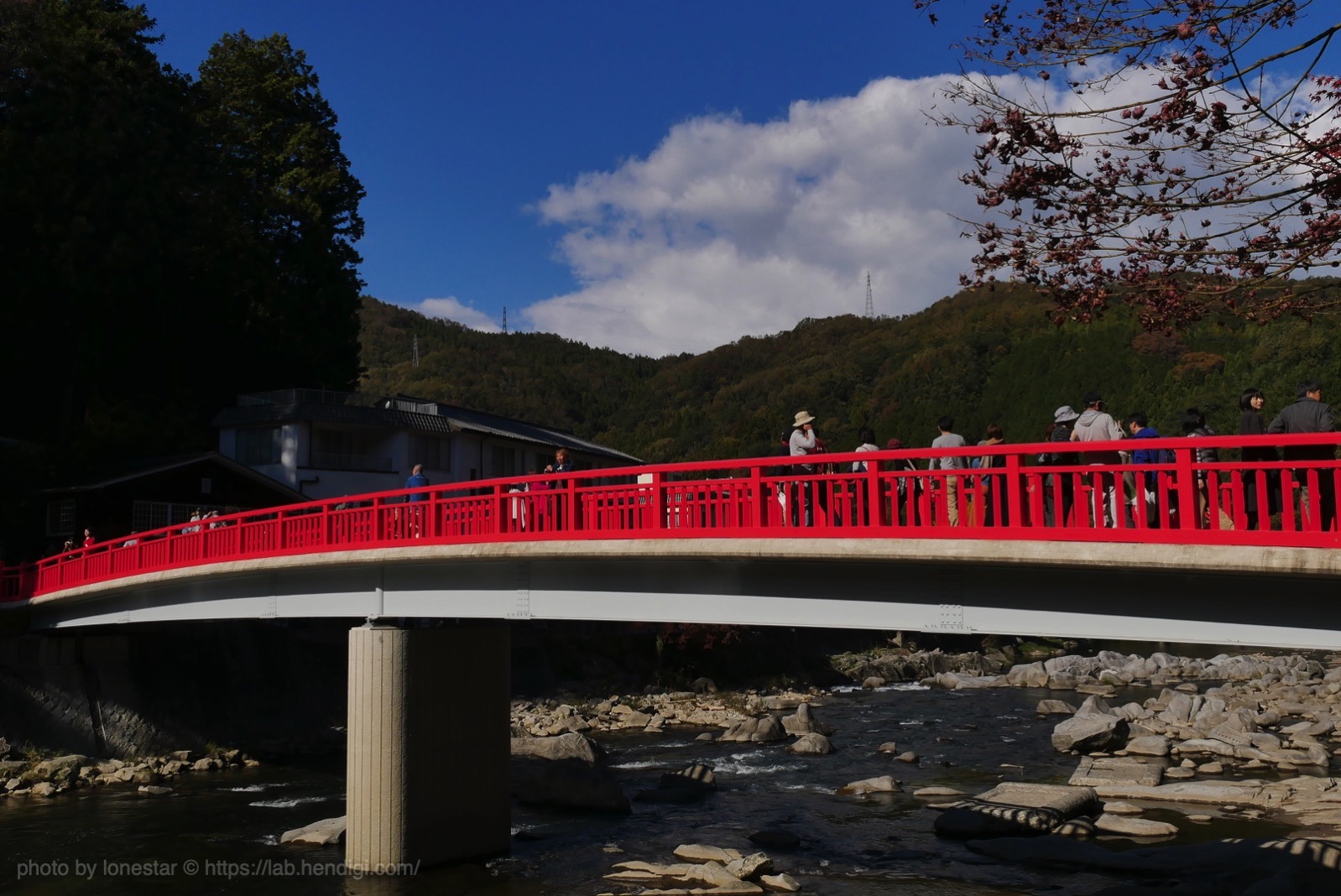 香嵐渓　橋