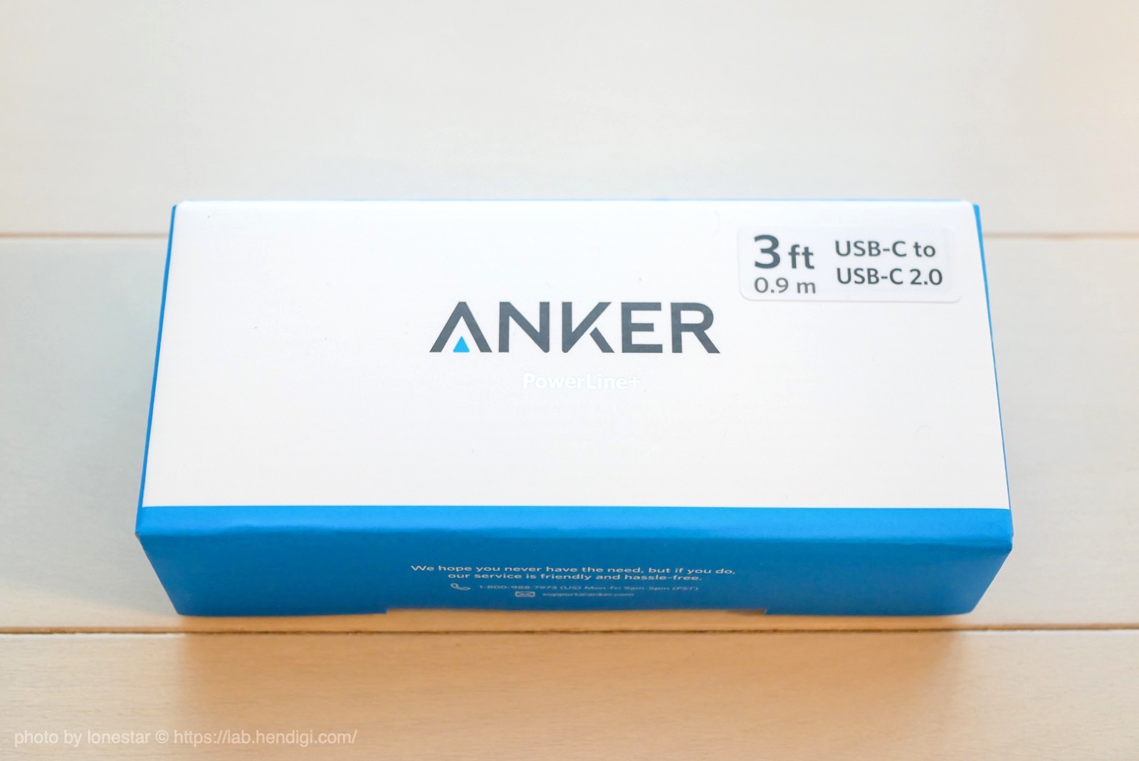 Anker PowerLine+ USB-C & USB-C 2.0 ケーブル