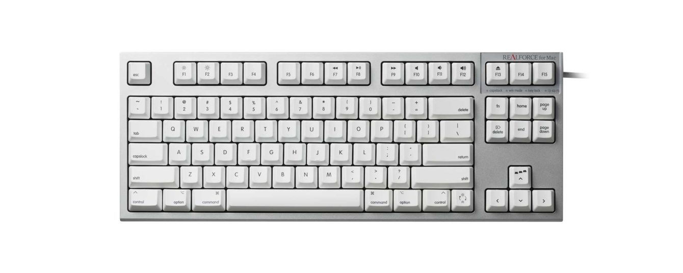 REALFORCE　Mac　テンキーレス　英語配列