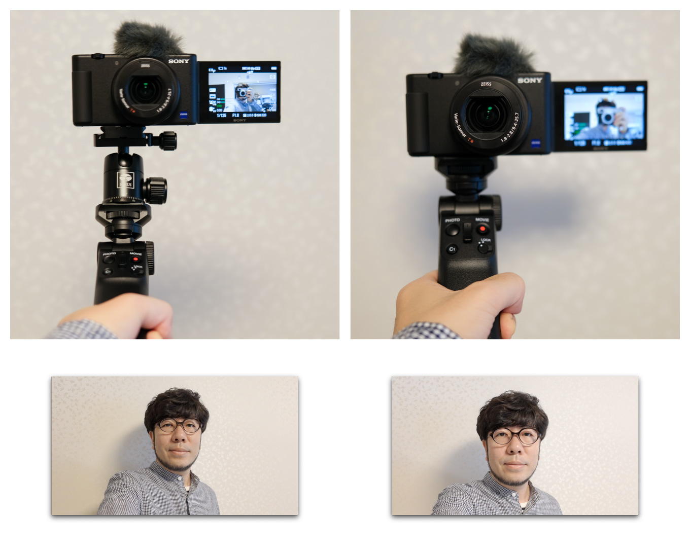 VLOGCAM ZV-1 自撮り