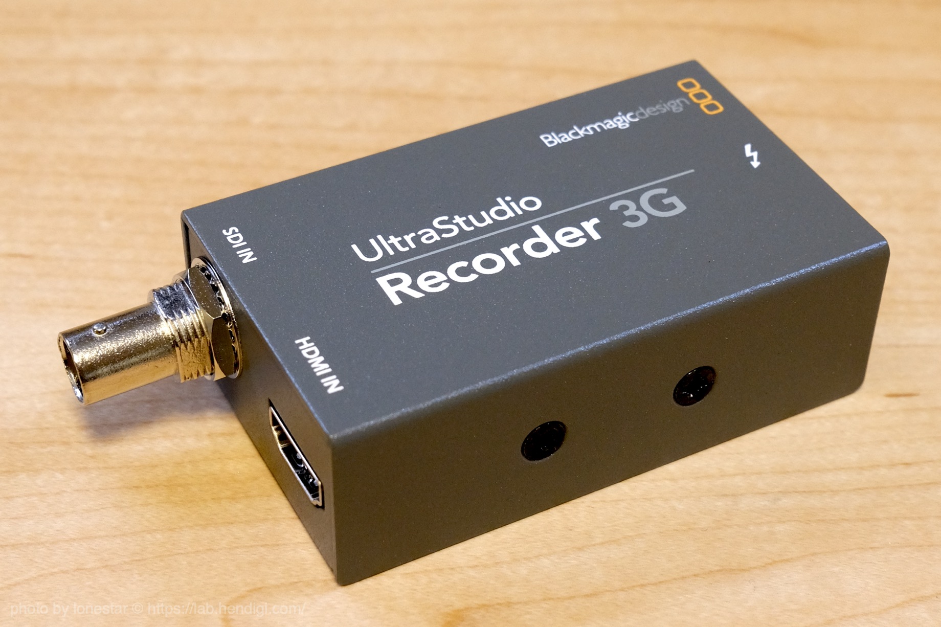 UltraStudio Recorder 3G　レビュー