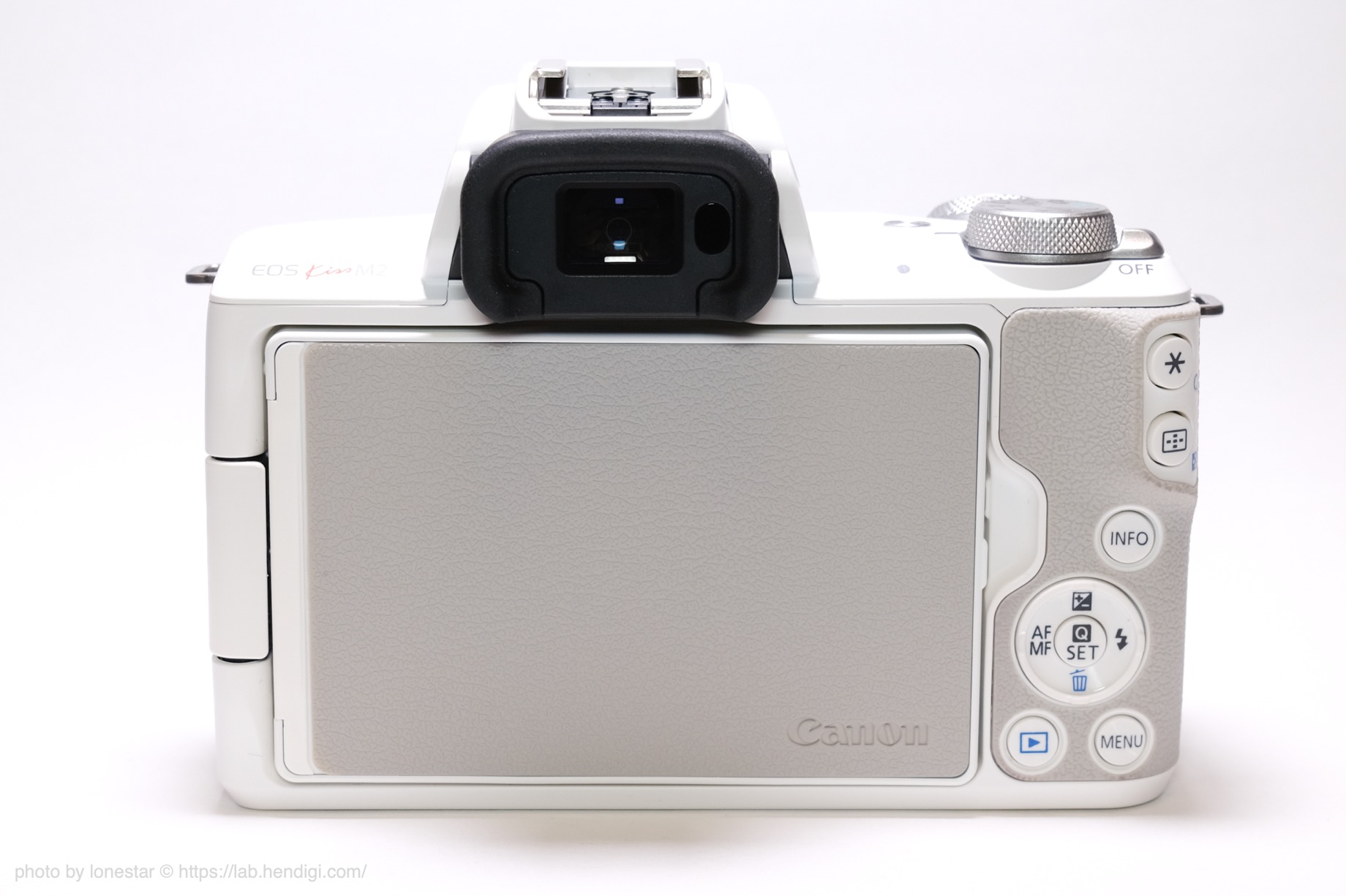 EOS Kiss M2　背面ボタン