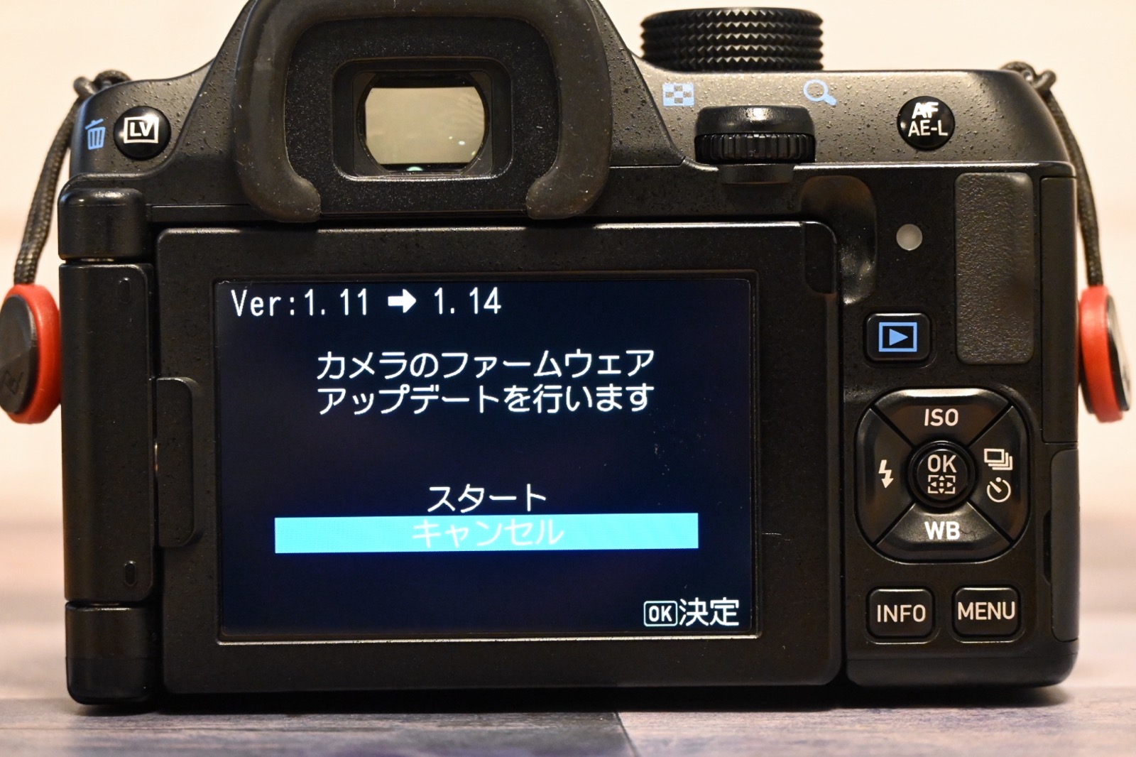 PENTAX K-70　ファームウェア