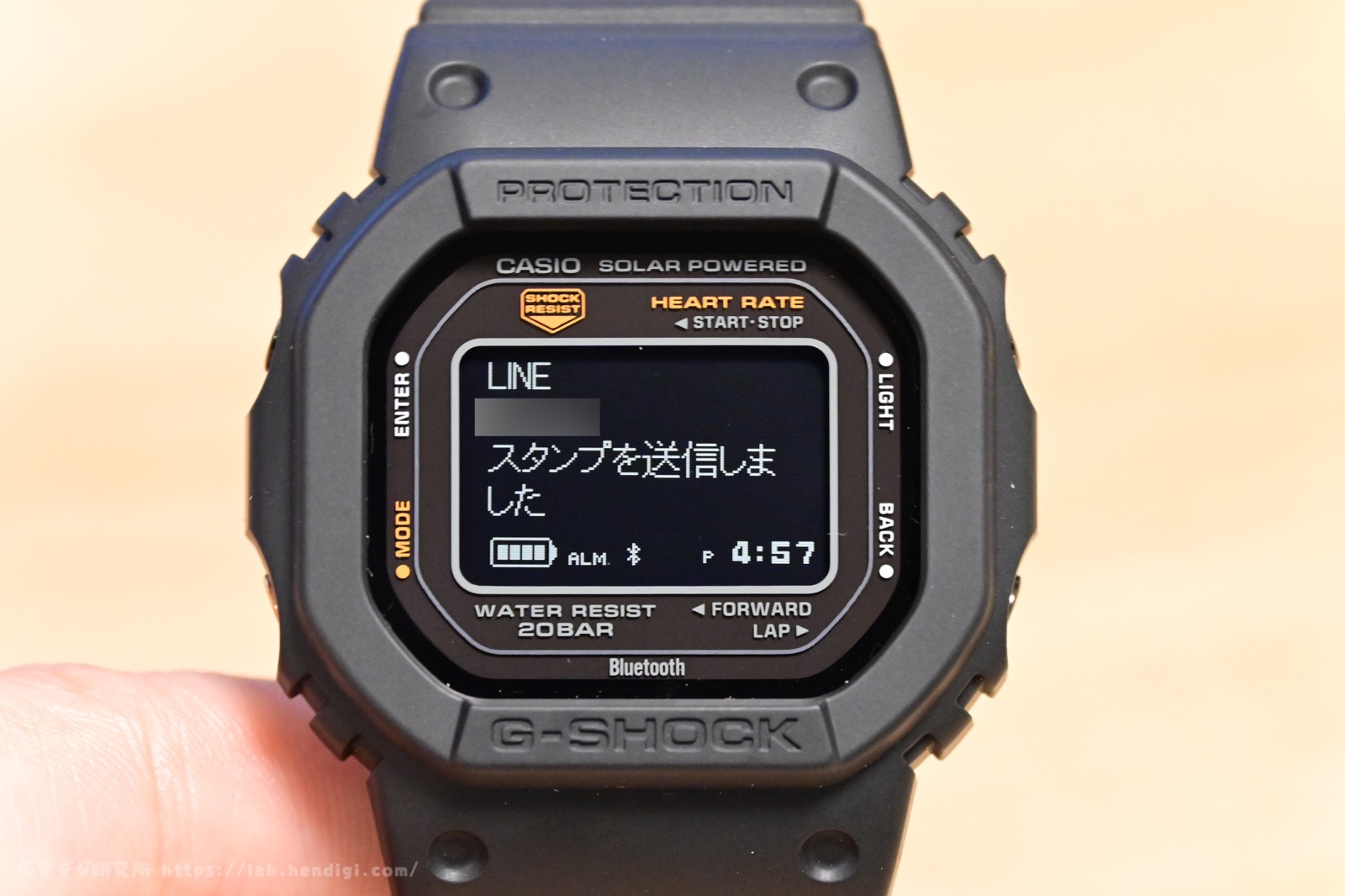 G-SHOCK スマートウォッチ　LINE