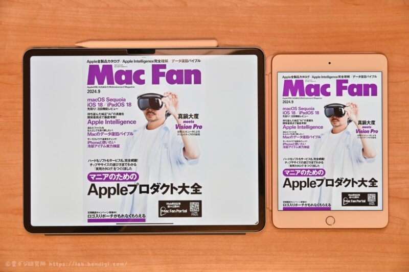 13インチ iPad Air iPad mini 5 比較