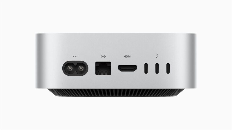 Mac mini 2024 ポート類