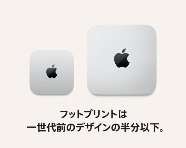 Mac mini 小さい！