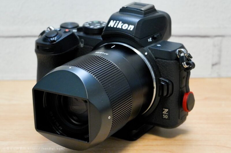 装着例：Nikon Z50