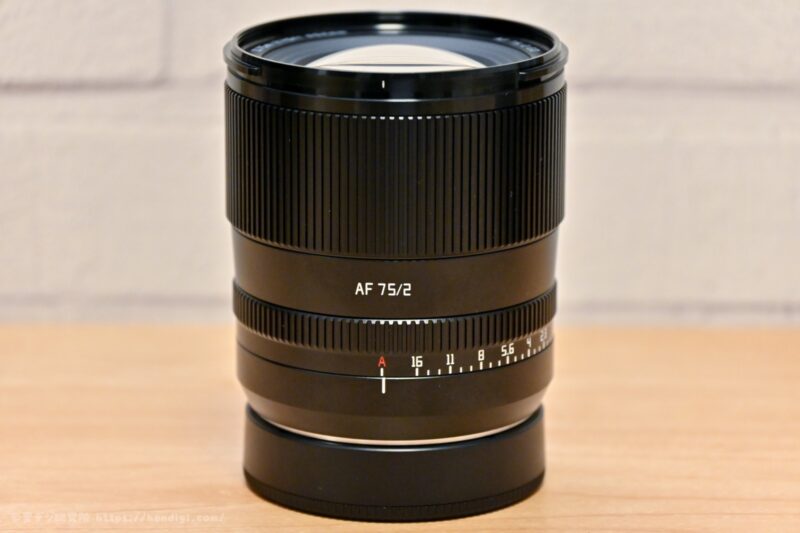 TTArtisan AF 75mm f2 外観