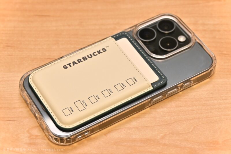 iPhone 15 Pro カードケース　スタバ