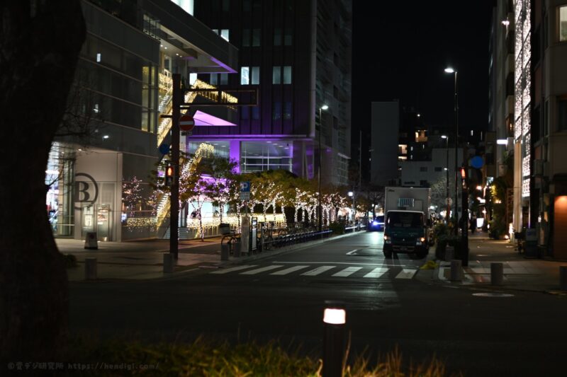 7Artisans 35mm f1.4 III 夜間撮影