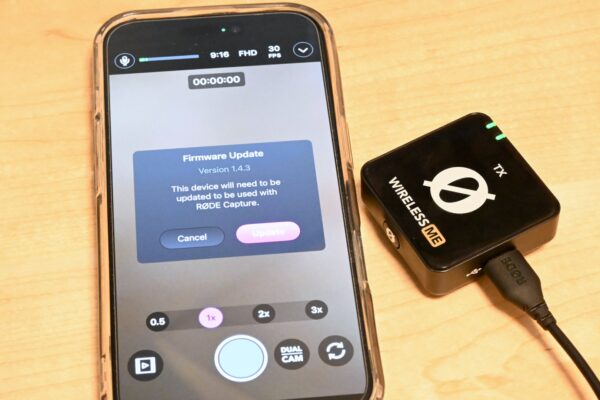 RODE Wireless ME ファームウェアアップデート