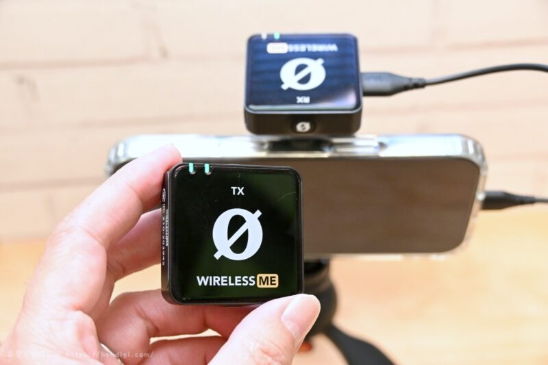RODE Wireless ME iPhone 16 Pro 接続