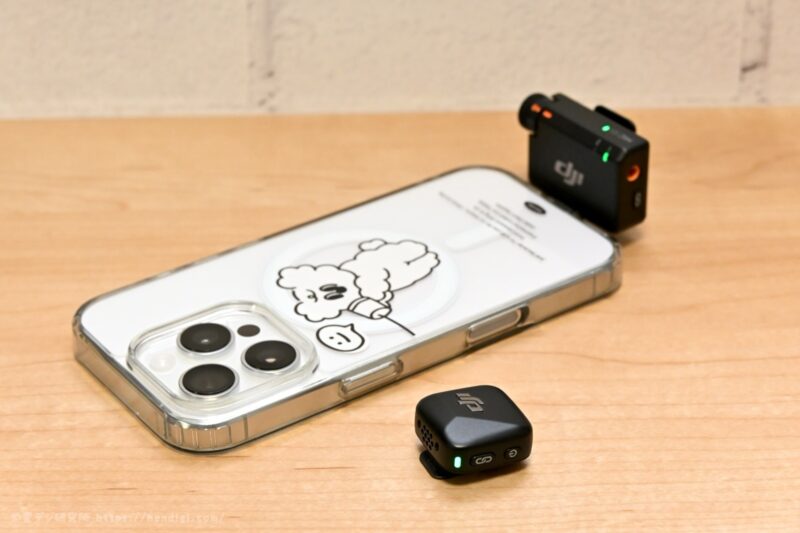 DJI Mic Mini　iPhoneと接続