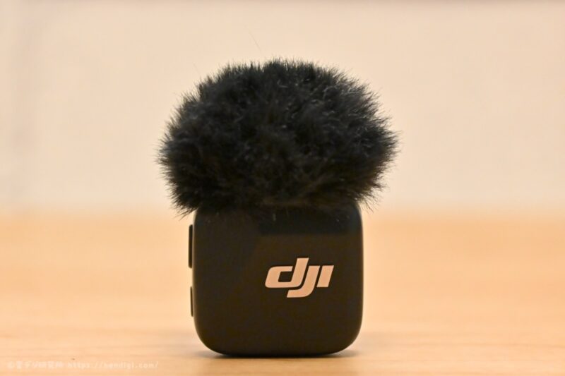 DJI Mic Mini　モフモフ（黒）