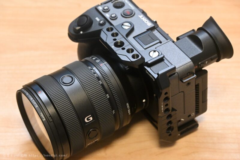 SONY FX2 ハーフケージ　レビュー