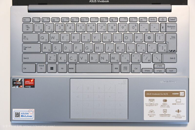 ASUS Vivobook Go 14 キー配列