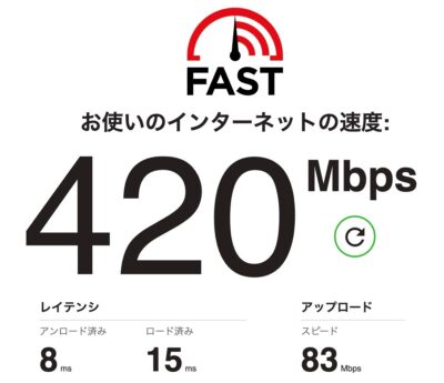 KDDI VDSL スピード 結果