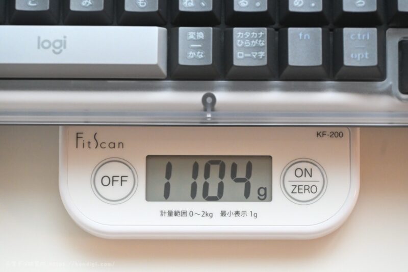 Alto Keys K98M　重さ