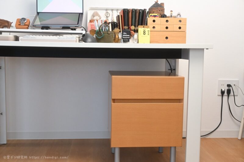 すっきりしたデスク環境