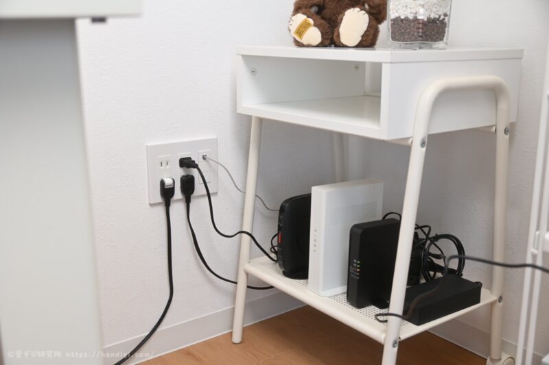 Wi-Fiルーター　収納