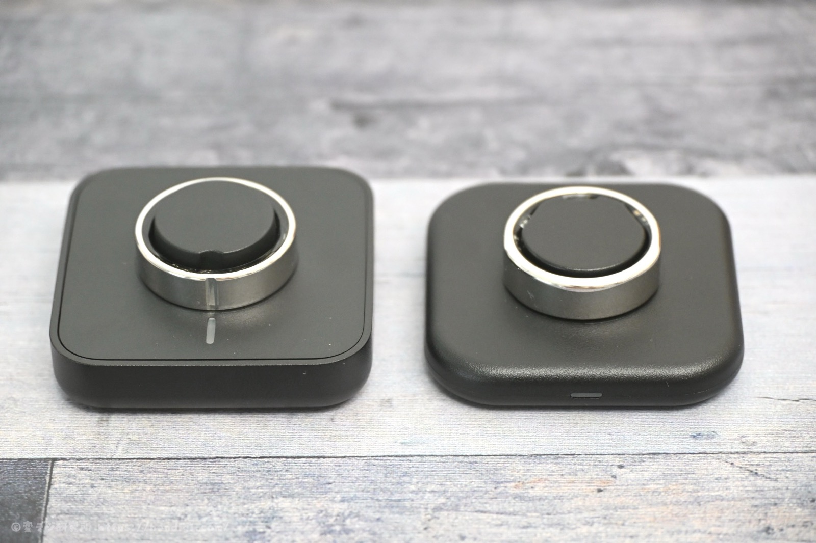 SOXAI RING 2とSOXAI RING 1.1の充電器を比較